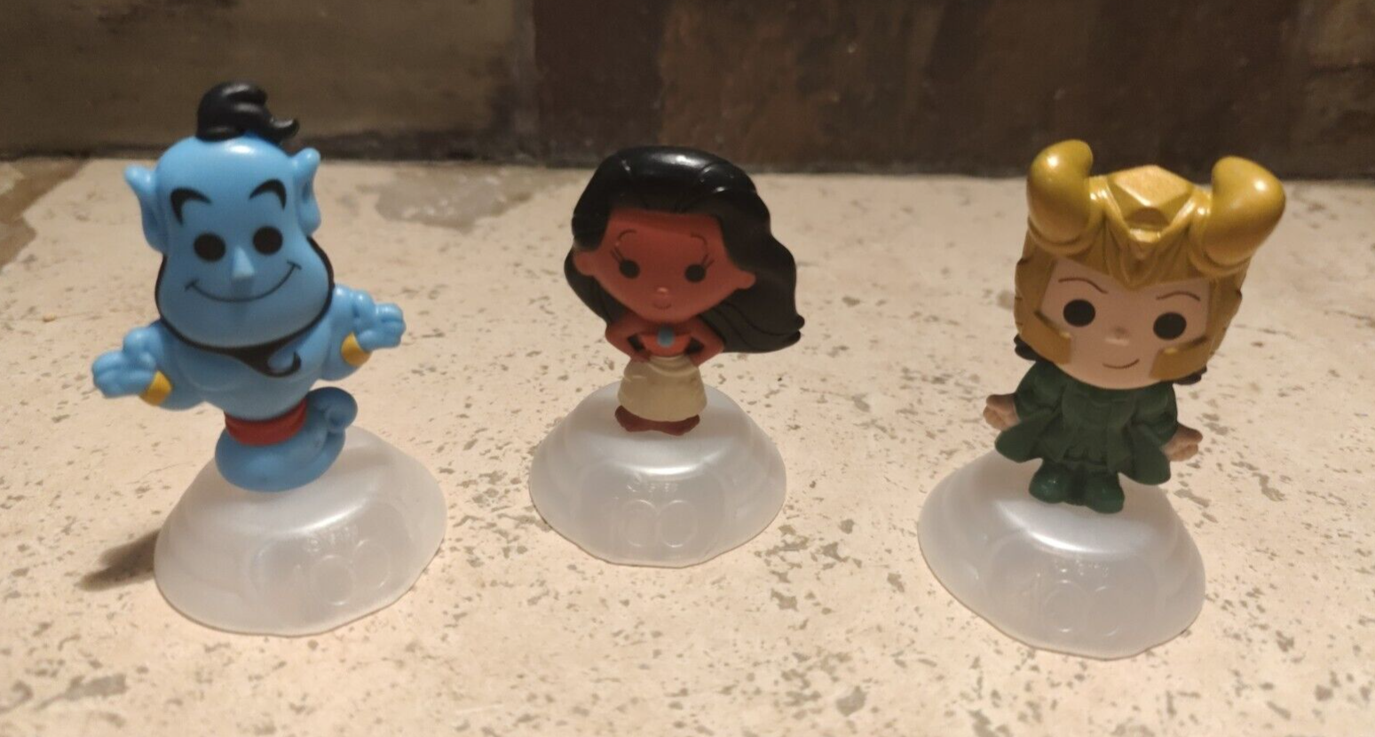 McDonald’s Disney's 100 Celebration Happy Meal Aladdin, Loki and Moana