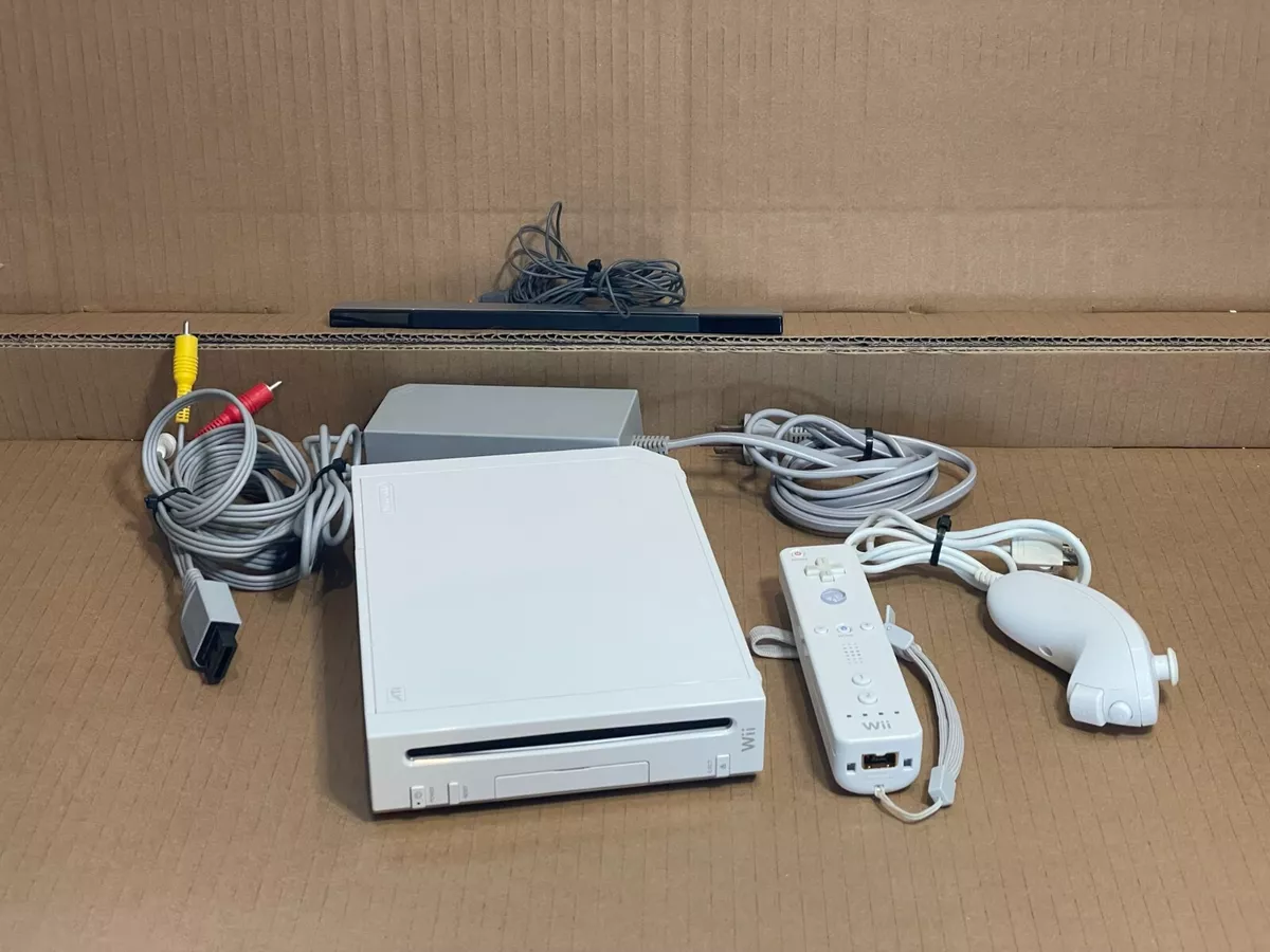 CONSOLE NINTENDO WII STANDARD BRANCO ORIGINAL USADO - TLGAMES