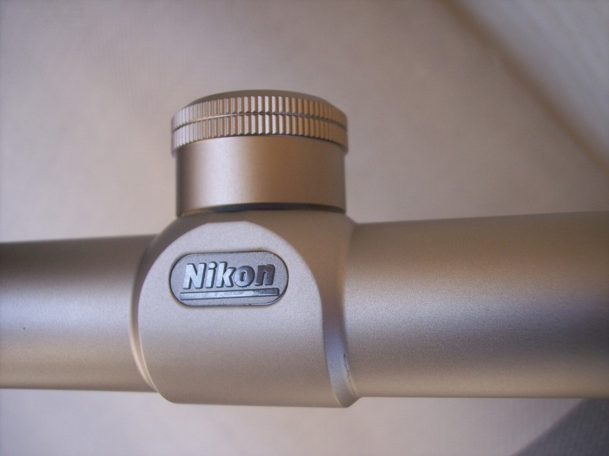 Nikon 5.5-16.5x44mm Titanium Rifle Scope ~Silver~ Mint | eBay
