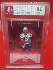 2004 Leaf R & S Crusade Red C-25 Tom Brady BGS 8.5 /1250