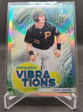 2022 Bowman Chrome Virtuosic Vibrations VV8 Henry Davis Pirates baseball card