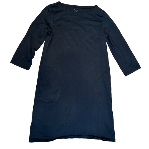 NWT GARNET HILL Seamed Knit Trapeze Dress Small 3/4 Sleeves Stretch  Bloomcore | eBay