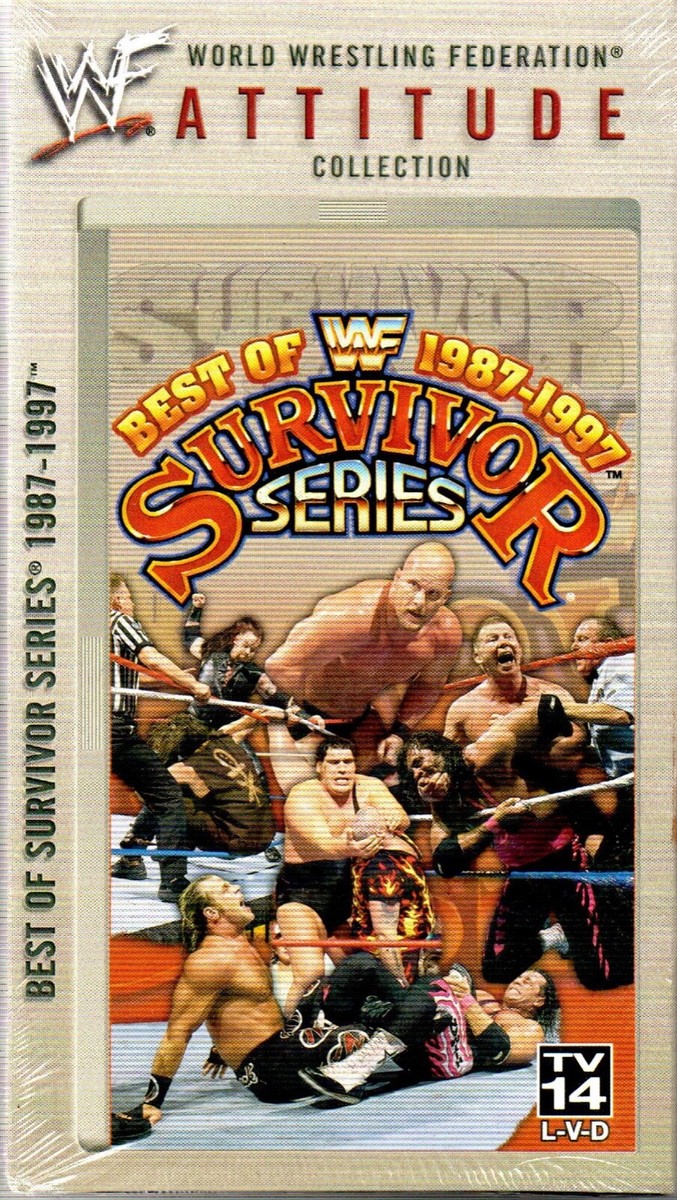 WWF Survivor Series Best Of VHS Video Tape 1987-1997 WWE Wrestling