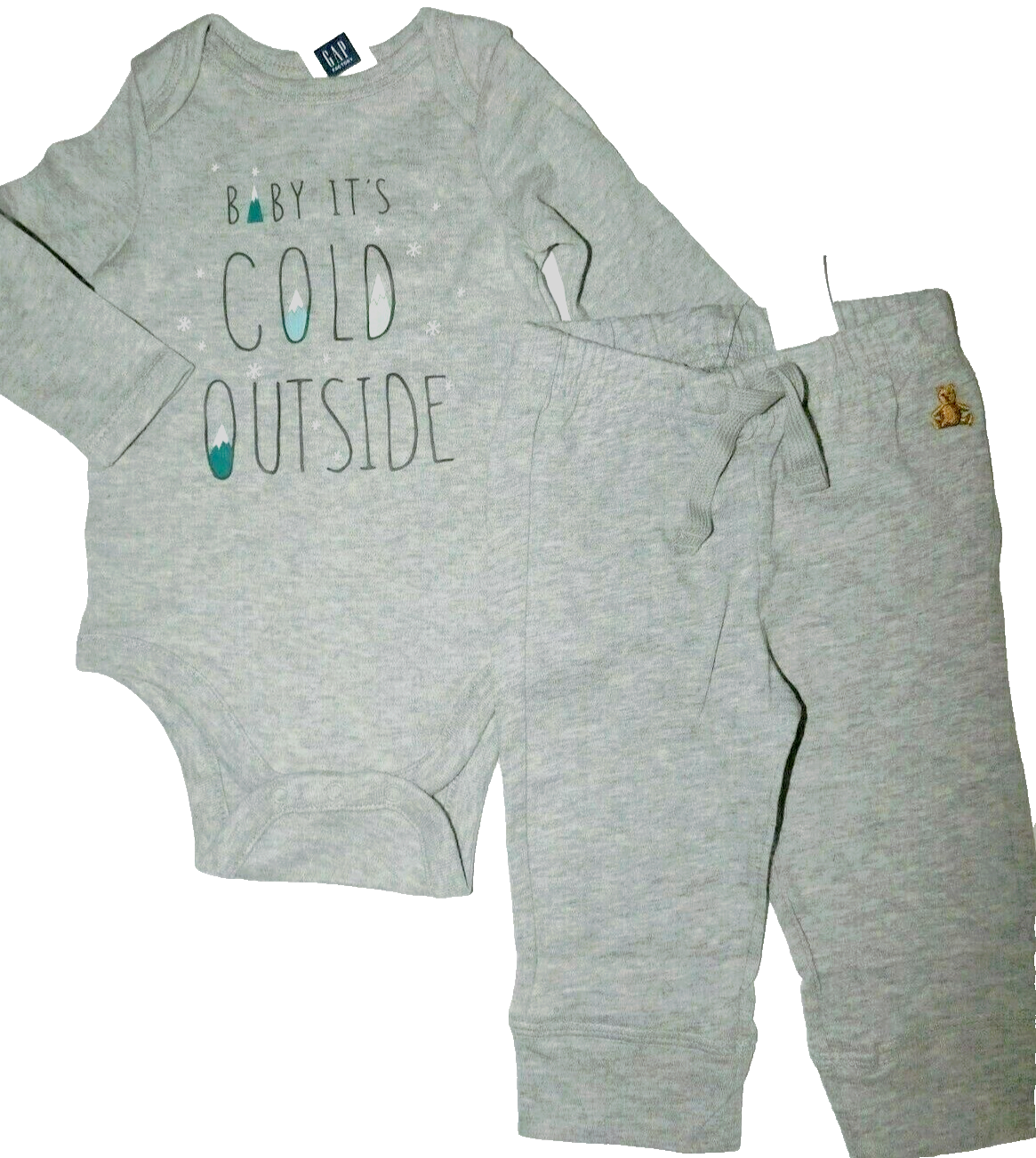 TOP/BODYSUIT & PANTS--BABY GAP--2 Pc 