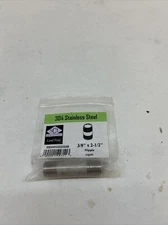 Smith-Cooper 4632100630 Stainless Steel Lead-Free Nipple 3/8 MPT x 2-1/2 L in.