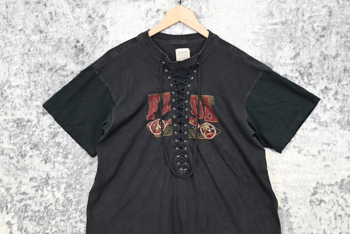 Lace up t best sale shirt
