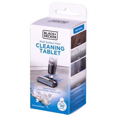 BLACK+DECKER Floor Cleaning Tablets Spring Breeze Scent 30 Count Multifunctional