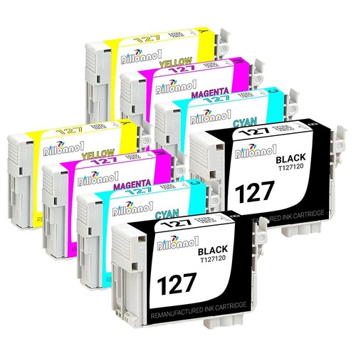 T127 Fits Epson T127 Series Ink for use with Workforce WF-3520 WF-3530 WF3540 - Picture 4 of 6