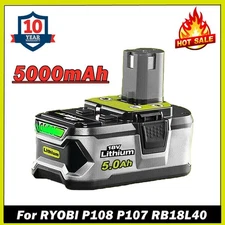 NEW FOR RYOBI P108 One 18V 5.0 Ah Lithium-Ion HIGH PERFORMANCE Battery PBP004