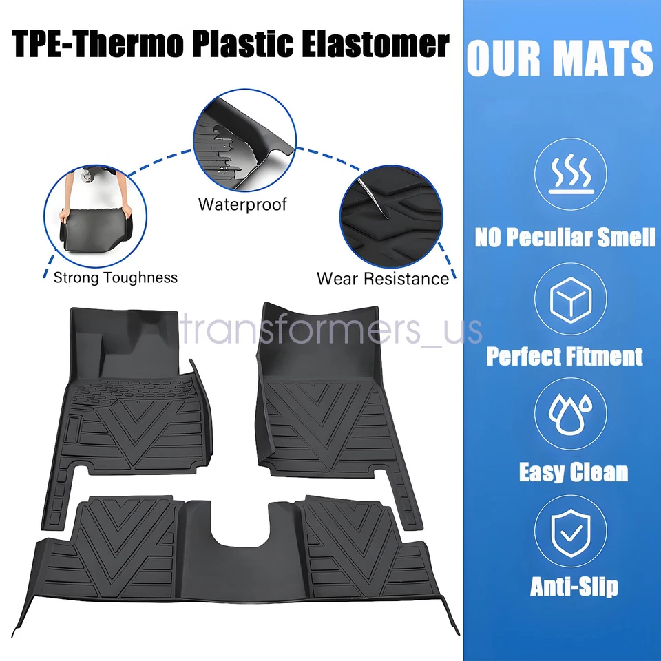 Nuevo tapete delantero y segundo TPE para Mercedes-Benz Clase G W463 1999-2018 Foto 3 de 4