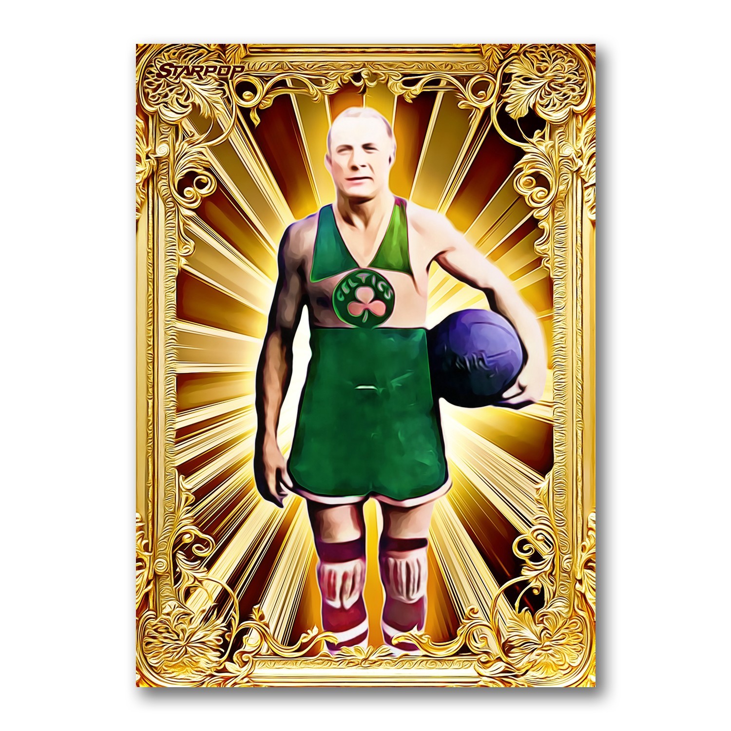 John Beckman Golden Icon Card 02/20 Starpop Signed Fine Art Print