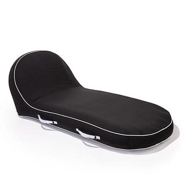 BUSINESS & PLEASURE Co The Pool Lounger Float - Rivie Black