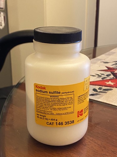kodak Sodium Sulfite, 1lb. used on polaroid film