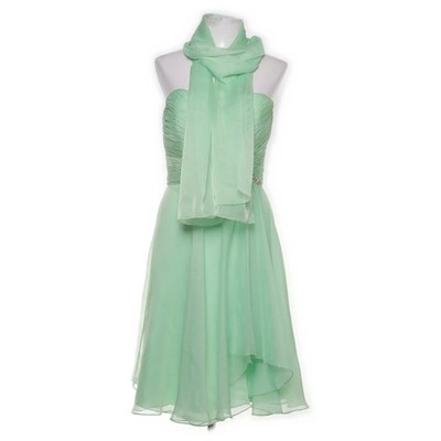 Fashion New York, Cocktailkleid, Größe: M, Grün, Einfarbig, Damen #DjS