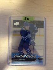 2016-17 UPPER DECK SERIES ONE HOCKEY YOUNG GUNS CLEAR CUT CONNOR BROWN # 204