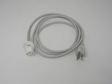 Volex 70-in White Power Cord PS204 Male NEMA 5-15P Female C13 Gray