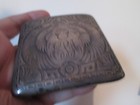 Rare Antique EGYPTIAN REVIVAL - WINGED SCARAB - STERLING - CIGARETTE CASE — photo 3