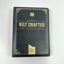 Tilted Kilt Pub Eatery Ring Binder Menu Book "Kilt Crafted" Drinks Beer List