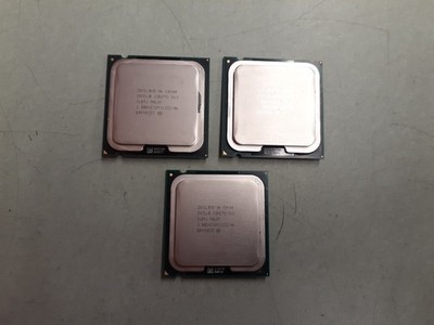 (3) Intel Core 2 Duo E8400 3.00 GHz Dual-Core SLB9J Processor