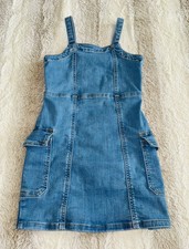 Girls Denim Blue Dress with Pockets