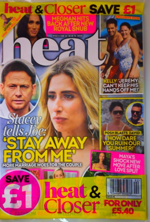 Heat & Closer magazine Bumper Pack on sale 9th June 2026 Stacey &Joe +Ruth &Tess