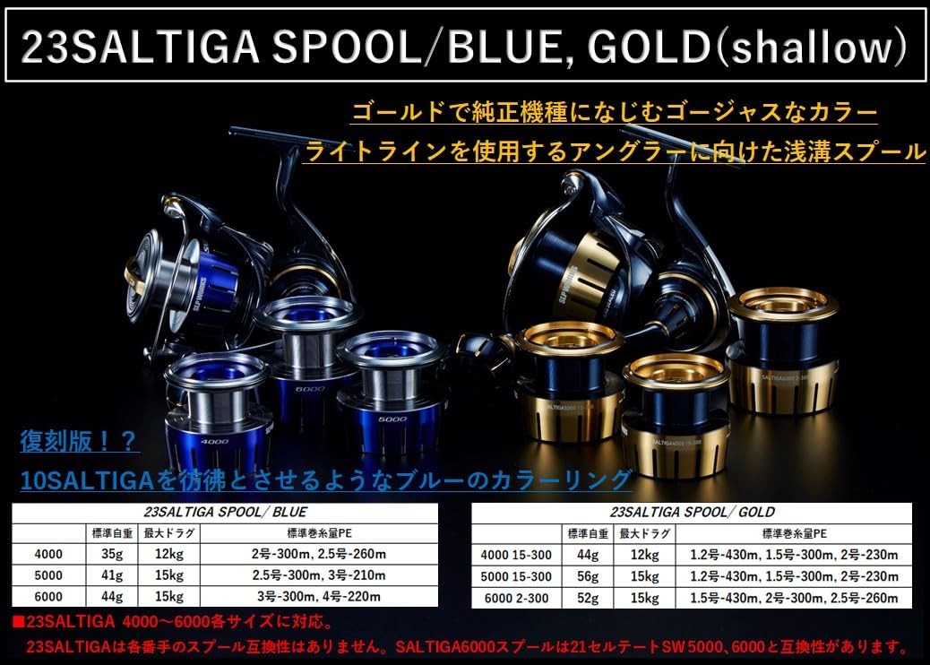 Daiwa SLP Works 23 Saltiga Spool Blue 6000 | eBay