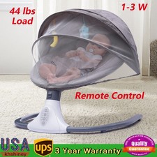 Electric Baby Swing Bluetooth Music Cradle Bouncer Rocker Infant Newborn Chair