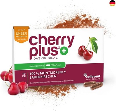Original Montmorency Sauerkirschen Kapseln ? 55.000 mg Sauerkirschen pro