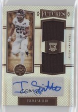 2022 Panini Legacy Futures Silver /249 Isaiah Spiller #FD-IS Dual Patch Auto n0c
