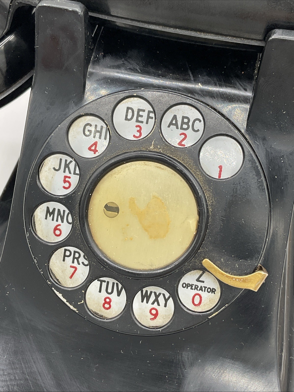 1940s Bell System Western Electric F1 Rotary Dial Desk Telephone Black Phone