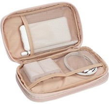 NISHEL Travel Cable Organizer Bag Electronic Accessories Case Cord Pink NEW NWT 
