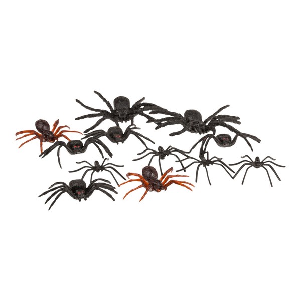 Spinnen Scherzartikel - Halloween Dekoration Im 12Er Set-image