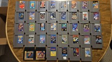 38 NES Games Uncleaned  Untested Nintendo Entertainment System Game Lot Bundle