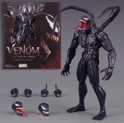 New SHF Marvel Venom Let There Be Carnage 2nd Ver. Action Figure Box Toys Gifts