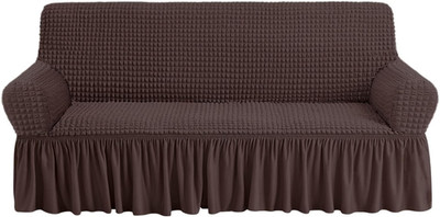 Funda Sofa Marron 1 Pieza Ajustable Universal Protectora Muebles Durable Estilo