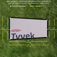 Tyvek Footprint for the BIG AGNES COPPER SPUR HV UL2 MTNGLO Tent
