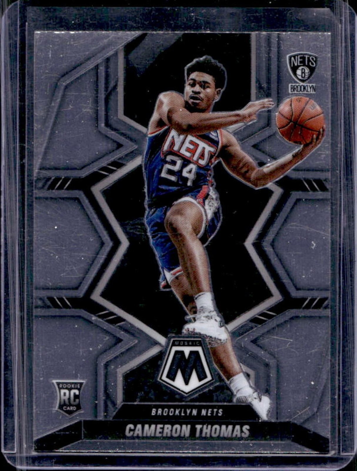 2021-22 Panini Mosaic Cameron Thomas RC Rookie #215 Nets