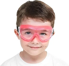 Kids Safety Glasses Goggles Childrens Windproof Eyes Protective UV Pink 