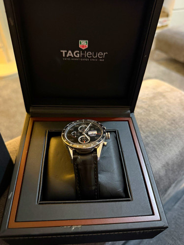 TAG Heuer Carrera Calibre 16 Auto Chronograph 43mm Black Dial CV2A1R