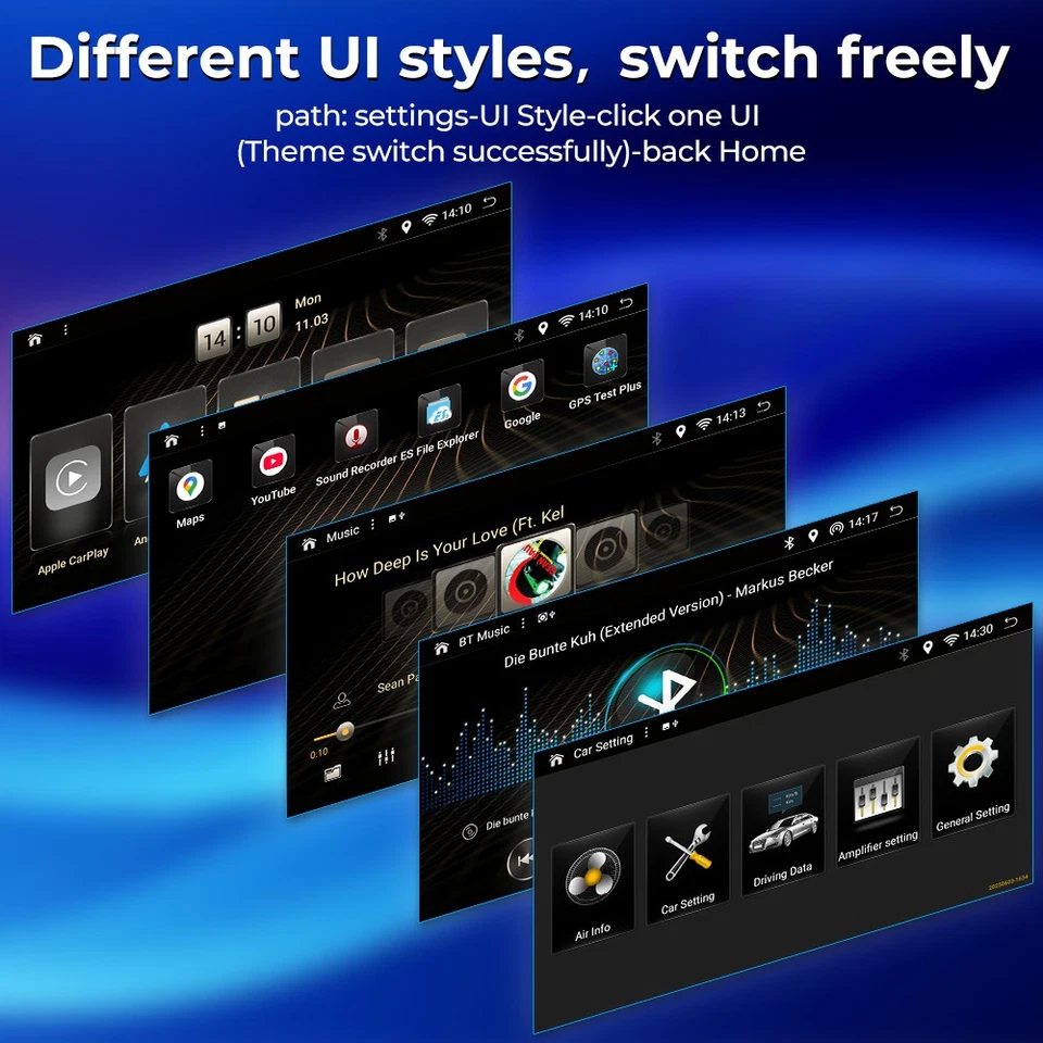 for VW SEAT SKODA 9" Stereo CarPlay GPS Radio Sat Navigator WiFi BT 8 Core 2+32G - Image 4 of 4