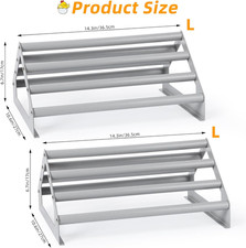 2 Pack Chick Perch,Chicken Toys for Coop,Wooden Chicken Roosting Bars with Me...