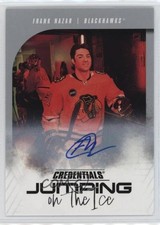 2024-25 Upper Deck Credentials Jumping on the Ice Frank Nazar #JI-FN Auto 18p0