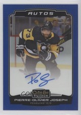 2022-23 O-Pee-Chee Platinum Blue Rainbow Pierre-Olivier Joseph #BA-PJ Auto 13og