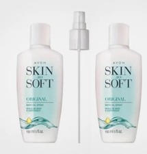 Lot of 2 - Avon Skin So Soft Original Bath Oil Spray with 2 pumps New Sealed