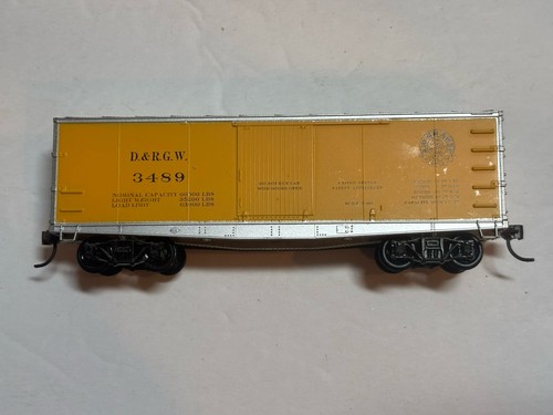 Coche caja temporizador antiguo Roundhouse HO Scake D&RGW 3489 con Kadees | Zustand: Used