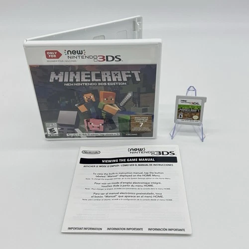 Minecraft New Nintendo 3DS Edition (New 3DS / 2017) CIB With Manual - TESTED