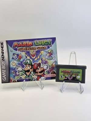 Nintendo Mario & Luigi: Superstar Saga GBA  - Tested/Working - Manual Included