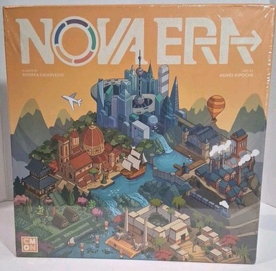 CMON: Nova Era - Civilization Board Game By Andrea Chiarvesio New Factory Sealed