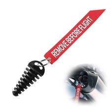 Muffler Exhaust Wash Plug 0.6"-1.5" Wash Plug with Streamer for Black