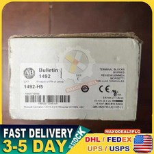 1PC New Allen-Bradley 1492-H5 Fusible Terminal Block Red LED in box US Free Tax
